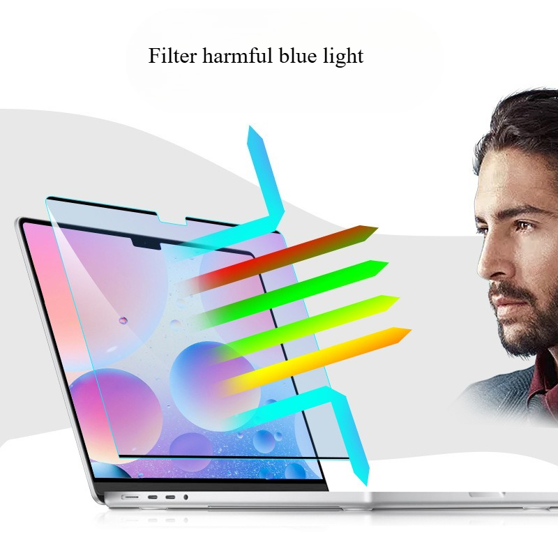 Matte Anti Glare Screen Protector - واقي شاشة مغناطيسي مضاد للضوء الأزرق