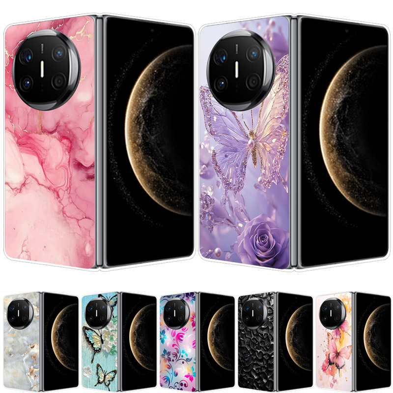 Matte Hard Pc Back Case - لهواوي ماتي X6 حافظة رخامية ناعمة
