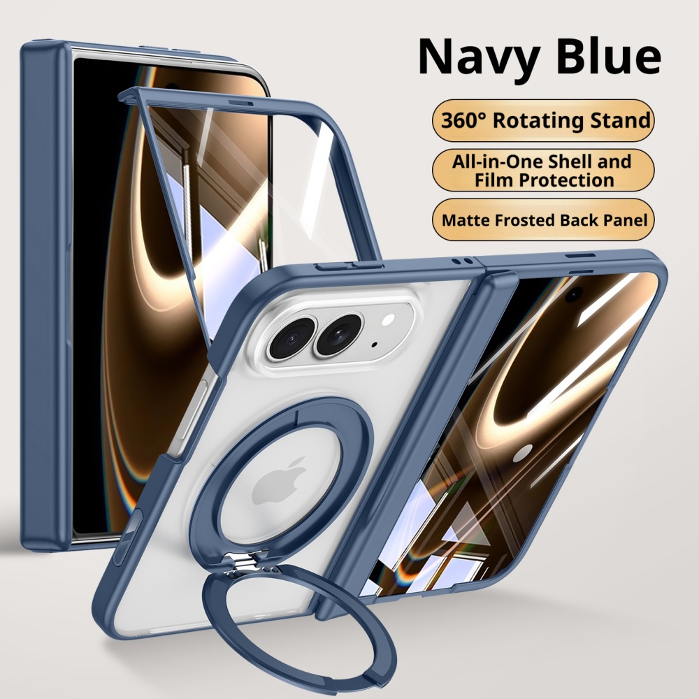 Matte Anti Glare Screen Protector - حافظة فاخرة دوارة 360 درجة مع