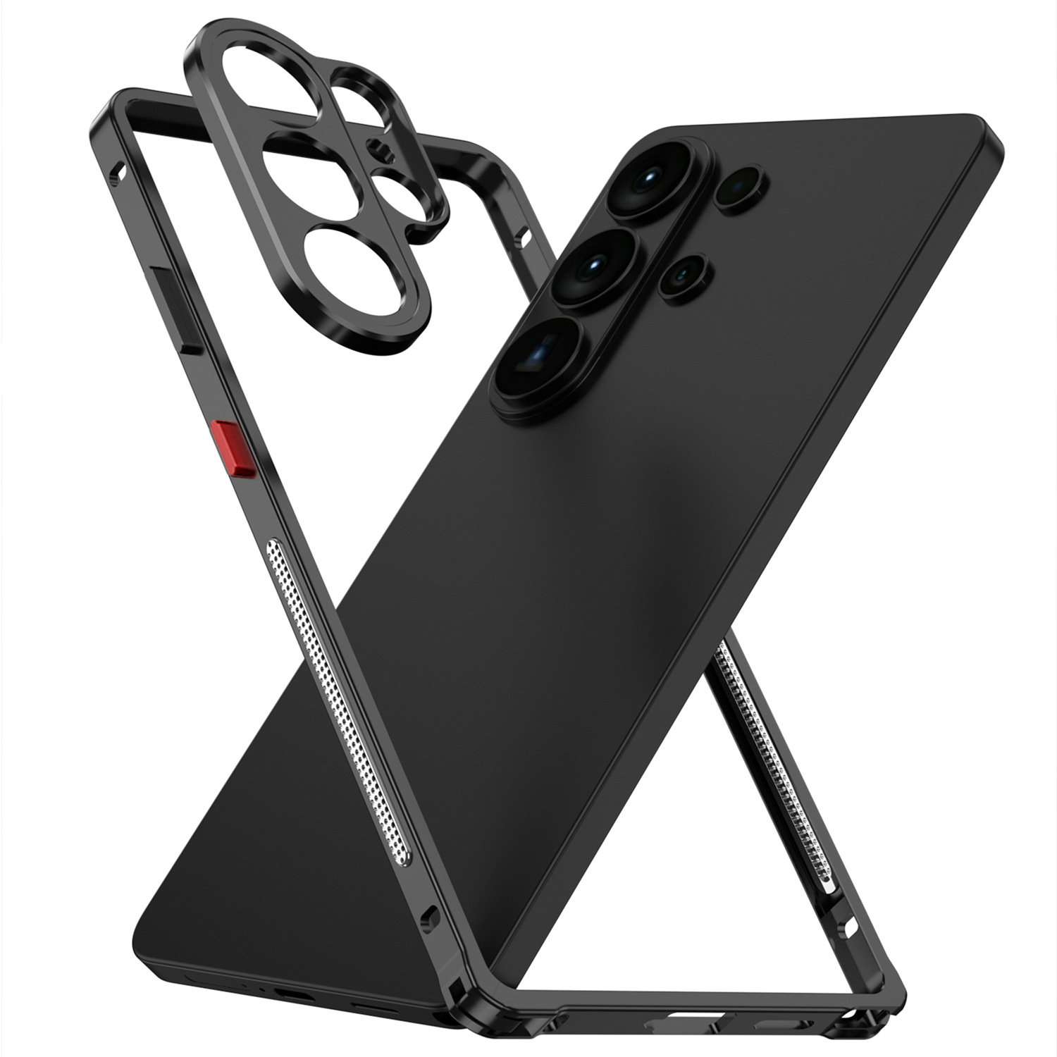 غطاء هاتف معدني مقاوم للصدمات  - مراجعة Metal Bumper Aluminum Frame Case وسعره