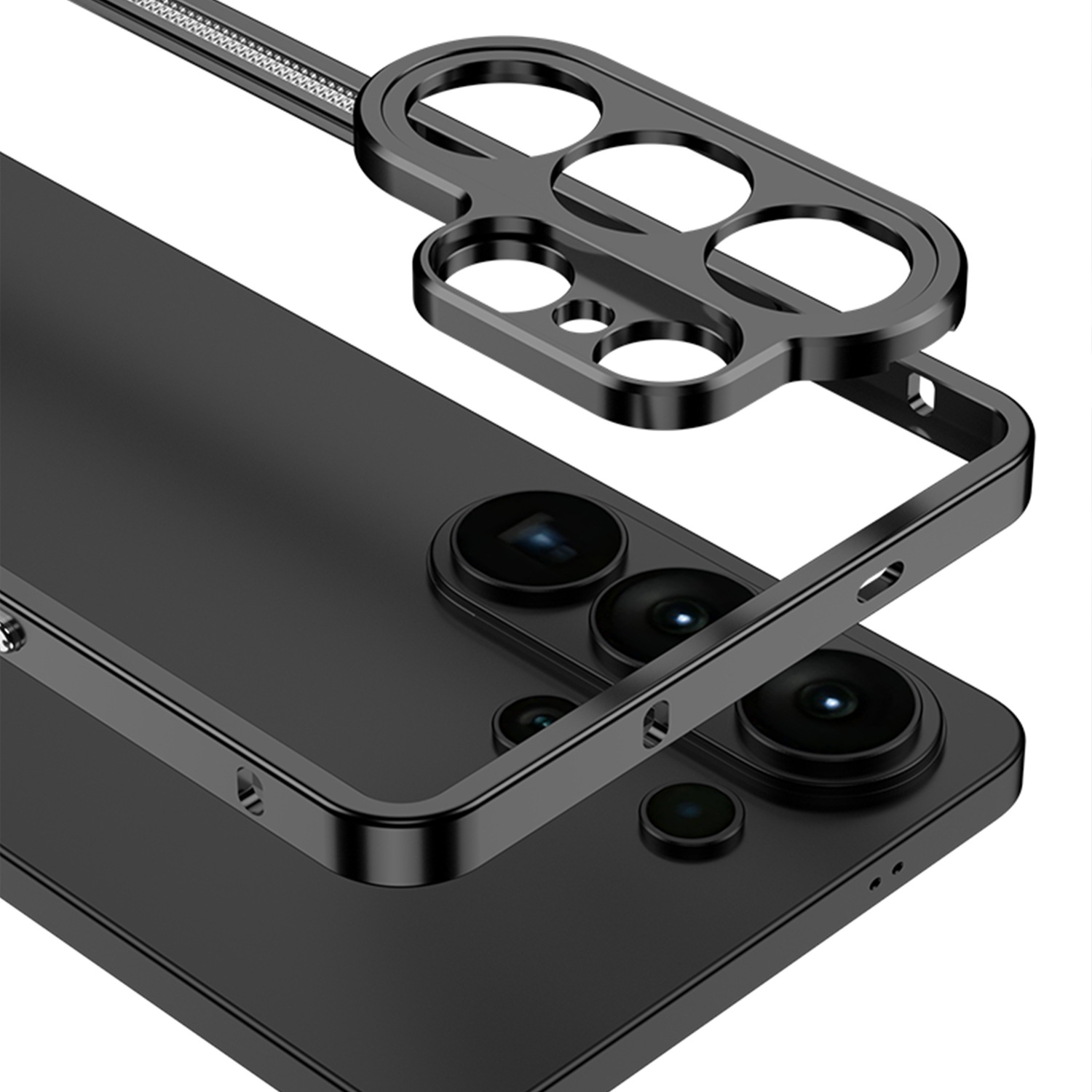 غطاء هاتف معدني مقاوم للصدمات  - مراجعة Metal Bumper Aluminum Frame Case وسعره
