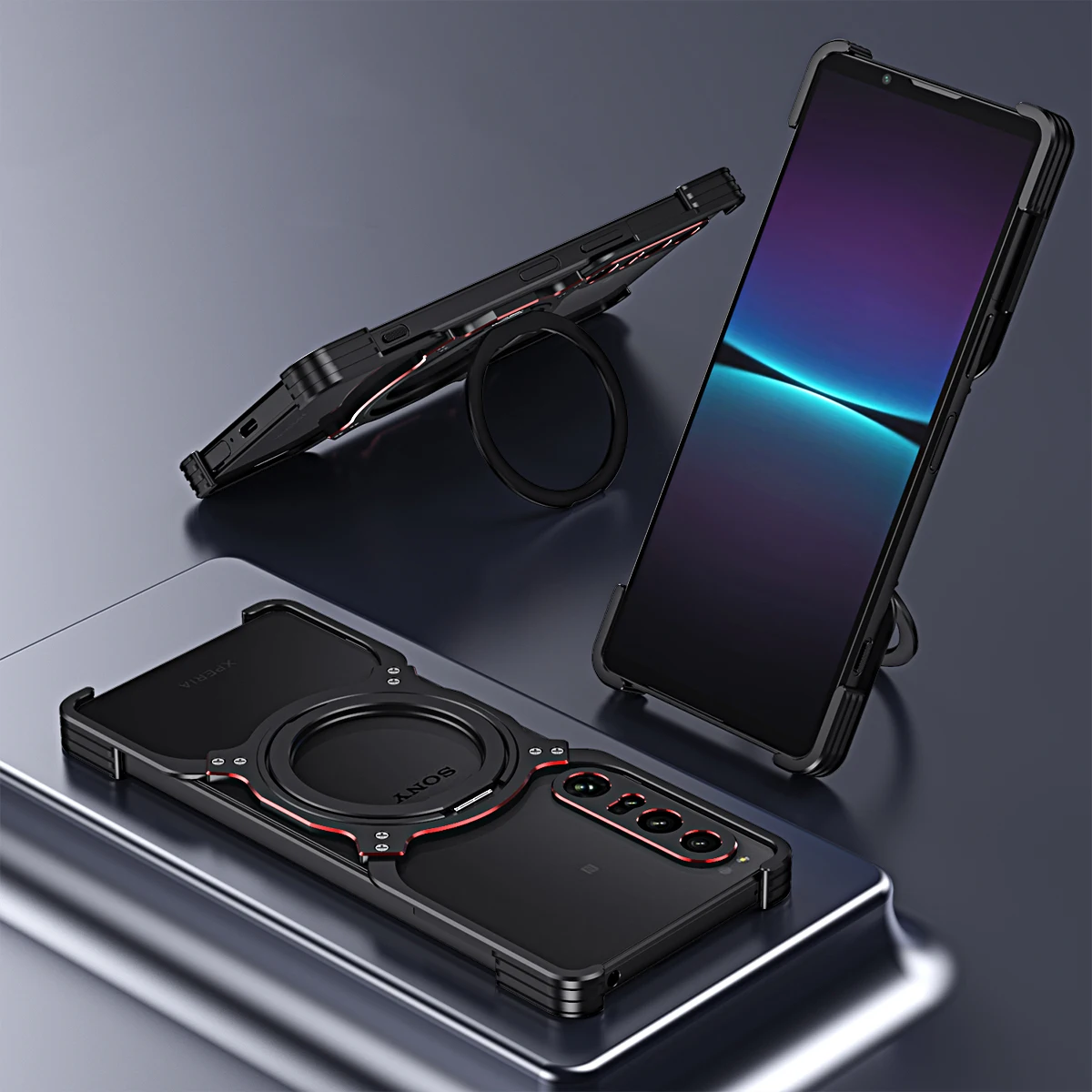 حافظة معدنية مغناطيسية بدون إط - مراجعة Metal Bumper Aluminum Frame Case وسعره