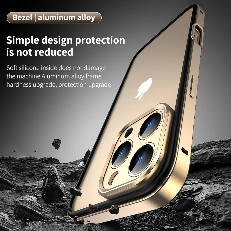 حماية للكاميرا + إطار سيليكون  - مراجعة Metal Bumper Aluminum Frame Case وسعره