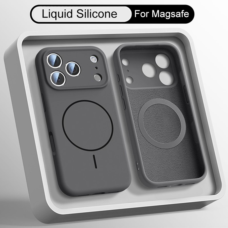 غطاء سيليكون سائل فاخر لهواتف  - مراجعة Liquid Silicone Magnetic Phone Case وسعره
