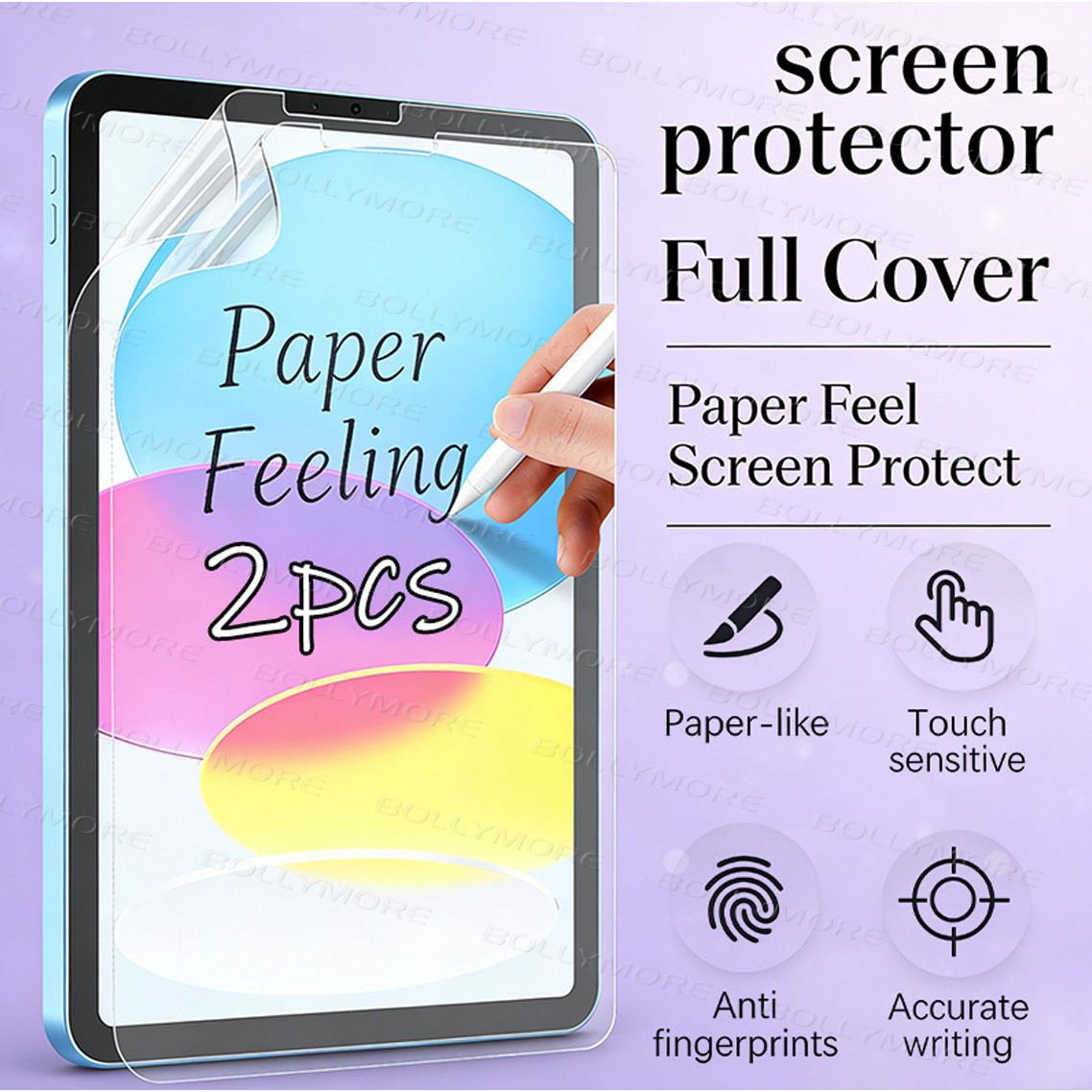 قطعتان، طبقة حماية مسطحة، مناس - مراجعة Matte Anti Glare Screen Protector وسعره