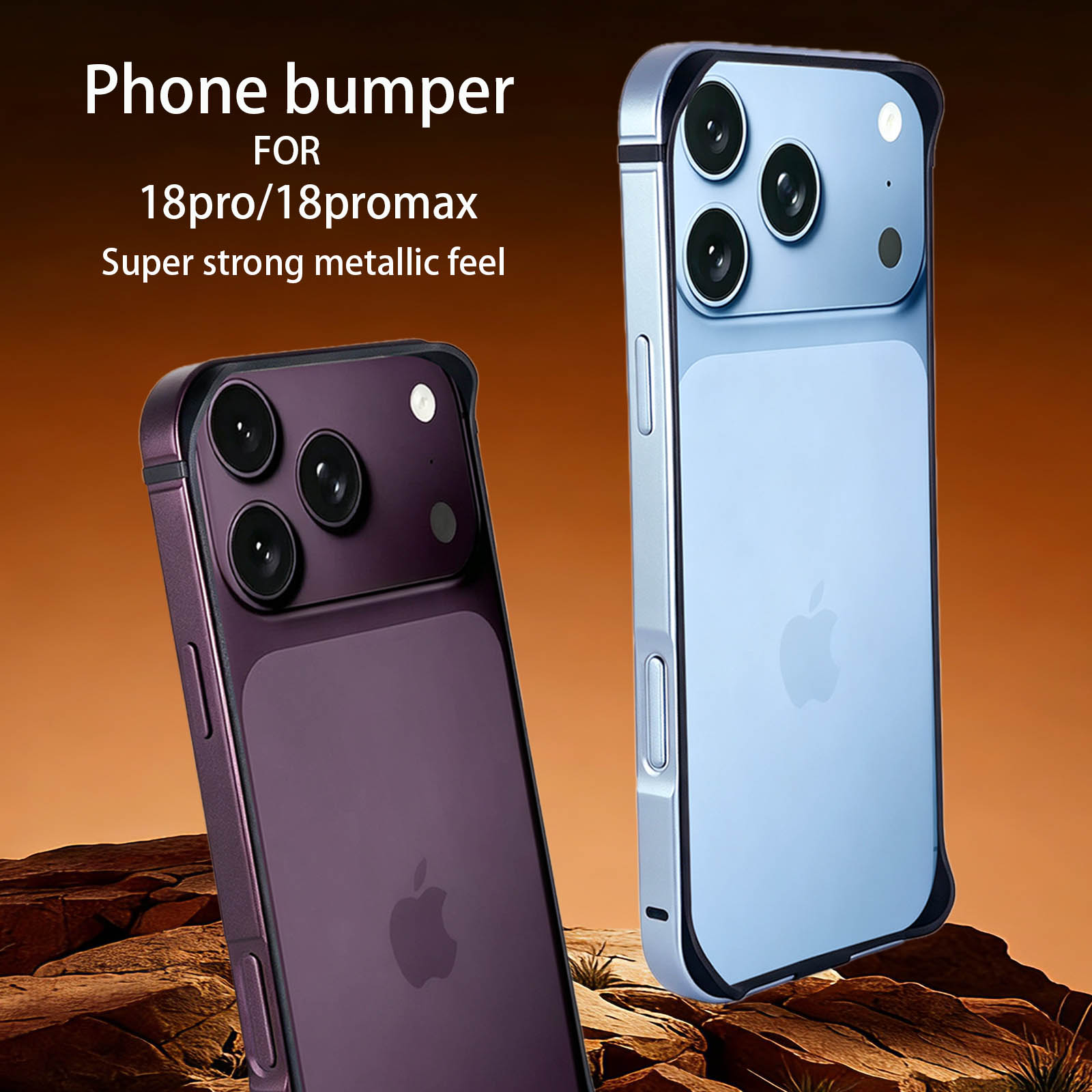 غطاء معدني واقي للآيفون 18 و17 - مراجعة Metal Bumper Aluminum Frame Case وسعره
